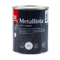 Краска для металла по ржавчине 3 в 1 Tikkurila Metallista (Металлиста) (0.8 л) белая