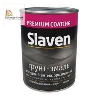 Грунт-эмаль Slaven 3 в 1 Хвойная Зелень (1,1 кг) быстросохнущий антикоррозионный