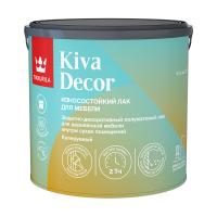 Лак для дерева Kiva Decor TIKKURILA  2,7 л бесцветный