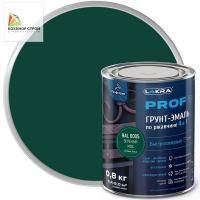 Грунт-эмаль по ржавчине 4 в 1 зеленый мох RAL 6005 (2,8 кг) ЛАКРА PROF IT