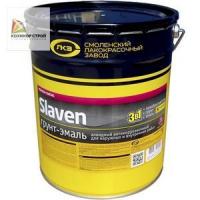 Грунт-эмаль Slaven 3 в 1 Синий (20 кг) быстросохнущий антикоррозионный