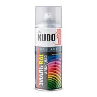 Эмаль аэрозольная Kudo KU-09006 универсальная белый алюминий (520 мл)