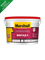 Краска фасадная Marshall Фасад+ глубокоматовая база BC 9 л.