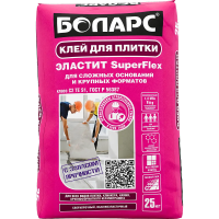 Клей для плитки Эластит Super Flex БОЛАРС