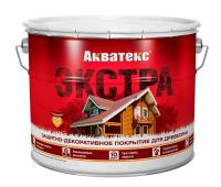 Защитно-декоративное покрытие для дерева Акватекс Экстра полуглянцевое (9 л)