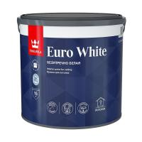 Краска Tikkurila Euro White (9 л) белая для потолков