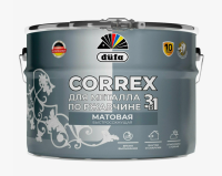 Грунт-эмаль по ржавчине 3в1 Dufa Correx RAL 9005 черный 10 л