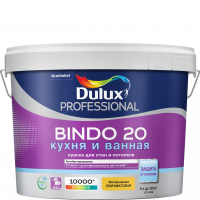 Краска для кухни и ванной Dulux Professional Bindo 20 полуматовая база BW 9 л