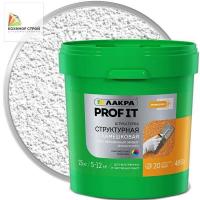 Штукатурка структурная  камешковая 2 мм база А белая (25 кг) ЛАКРА PROF IT