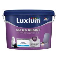 Краска для стен и потолков латексная Luxium Ultra Resist Для Гостиной и Офиса матовая база BW 9 л