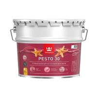 Эмаль Tikkurila Pesto 30 белая А (9 л) алкидная полуматовая
