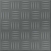 Керамогранит UF004 РИФЛЁНЫЙ FLUTED асфальт моноколор 300х300