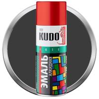 Эмаль аэрозольная Kudo KU-1102 черная матовая (520 мл)