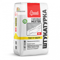 Штукатурка гипсовая MIXTER (30 кг) ГОСТ 58279