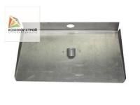 Лопата для снега алюминиевая 60х50 см 1-бортная (1,5 мм)