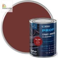 Грунт-эмаль по ржавчине 4 в 1 оксид красный RAL 3009 (2,8 кг) ЛАКРА PROF IT
