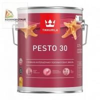 Эмаль Tikkurila Pesto 30 белая А (2,7 л) алкидная полуматовая