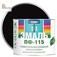 ПФ-115 эмаль черный (20 кг) PROREMONTT