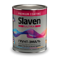Грунт-эмаль Slaven ULTRA антикоррозионный 4 в 1 красно-коричневый RAL 3009 (1,2 кг)